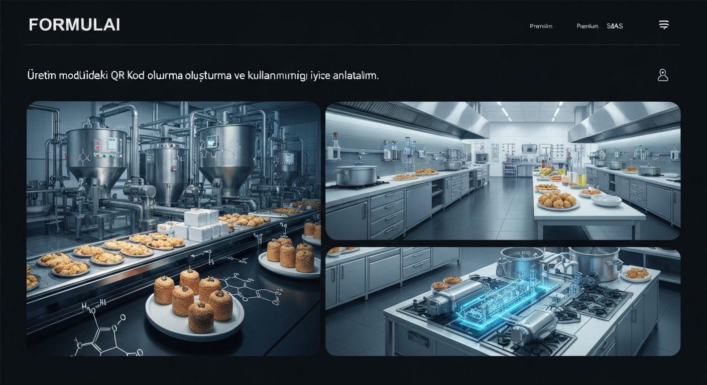 FORMULAI Üretim Modülü: QR Kod ile Takip ve Kontrol Devrimi